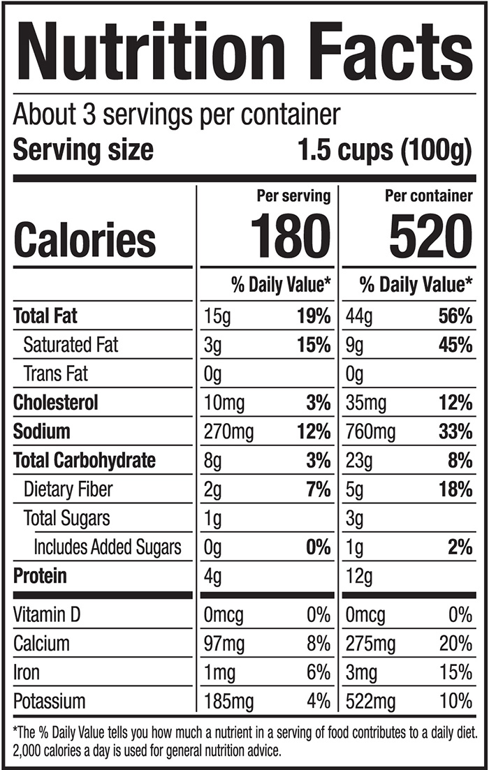 Nutrition Facts