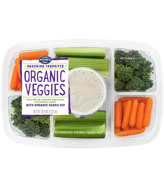 Mann's Organic Veggie Tray