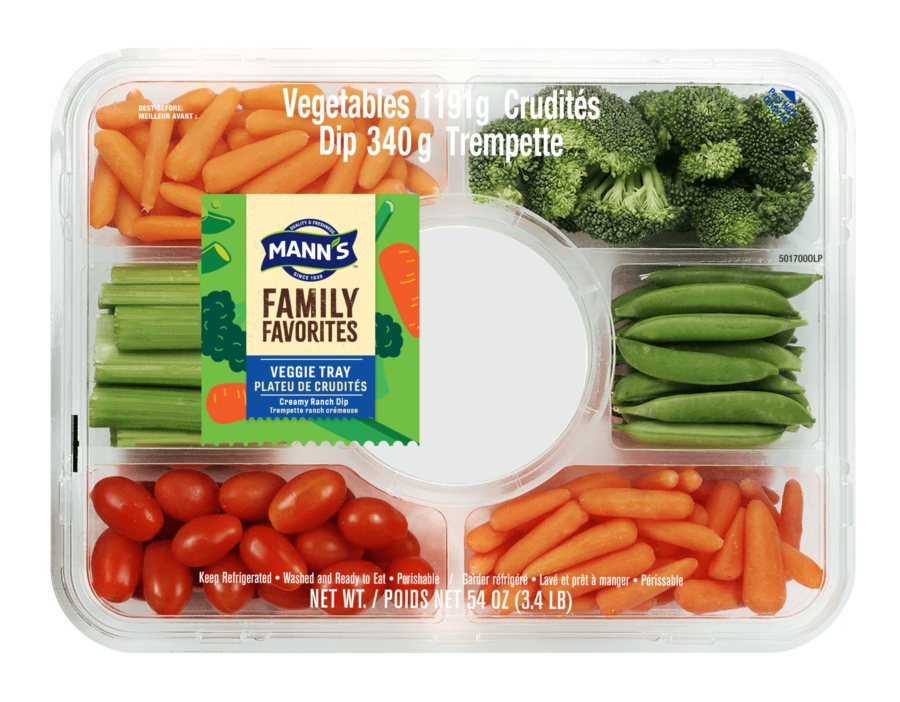 Veggie Trays • Plateaux de Légumes Mann’s Fresh Vegetables Canada