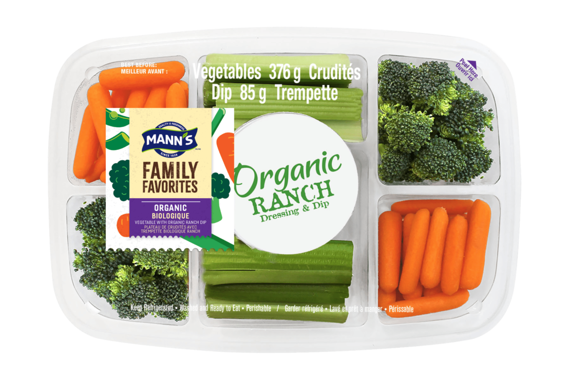 Veggie Trays • Plateaux de Légumes Mann’s Fresh Vegetables Canada
