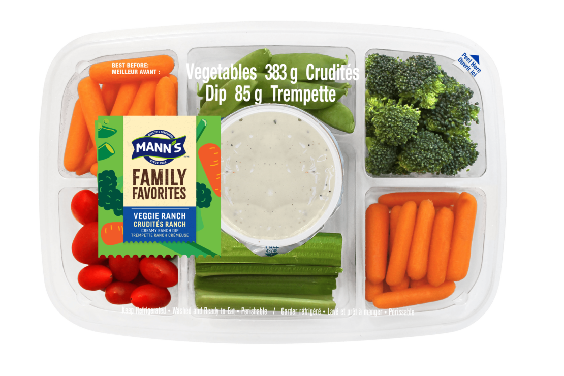 Veggie Trays • Plateaux de Légumes Mann’s Fresh Vegetables Canada
