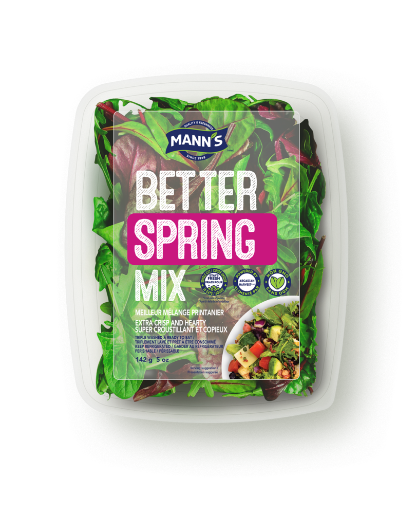 Better Spring Mix Mann’s Fresh Vegetables Canada