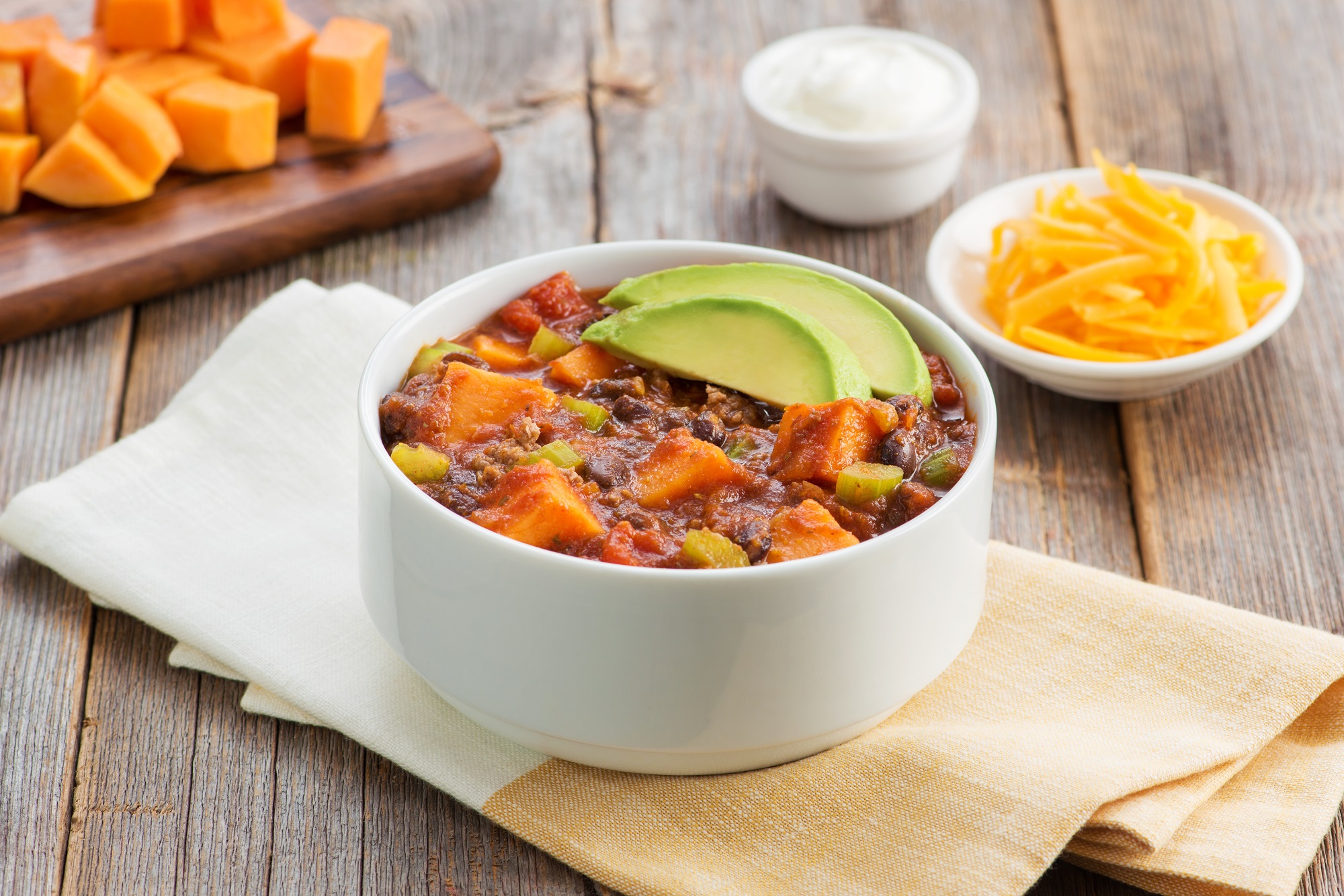 Sweet Potato Black Bean Chili - Foodservice by Mann Packing