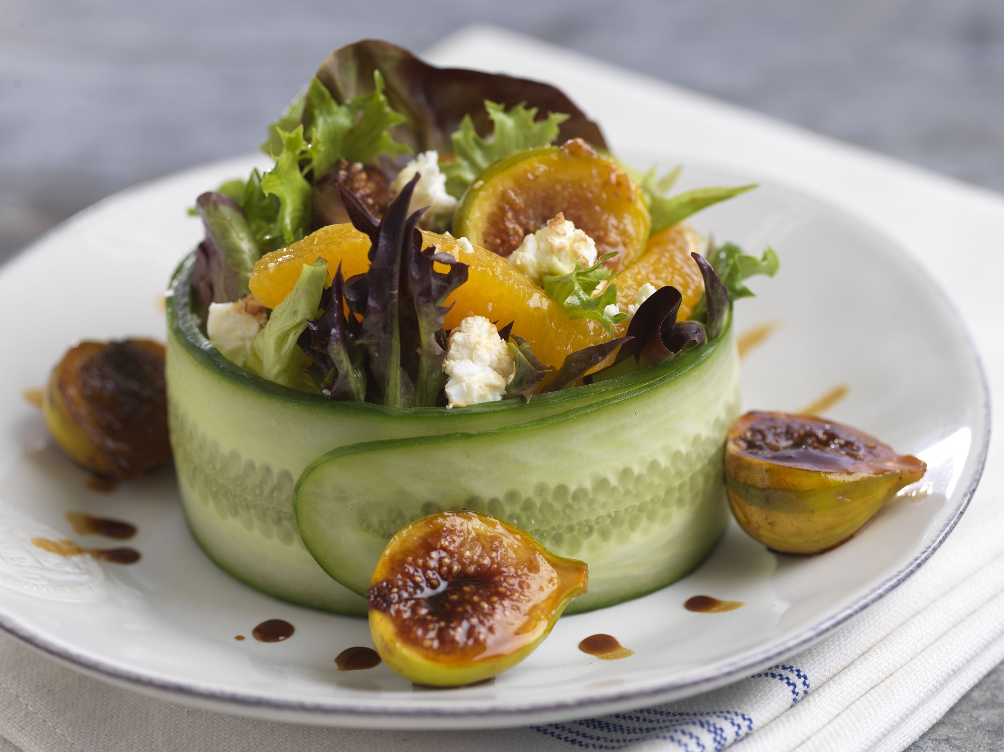 Red RomaBlend® with Caramelized Figs, Oranges & Feta Foodservice by Mann Packing