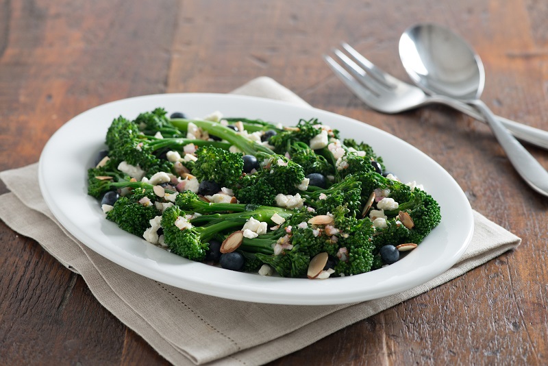 BROCCOLINI® baby broccoli Salad with Blueberries & Feta - Mann's Fresh Vegetables