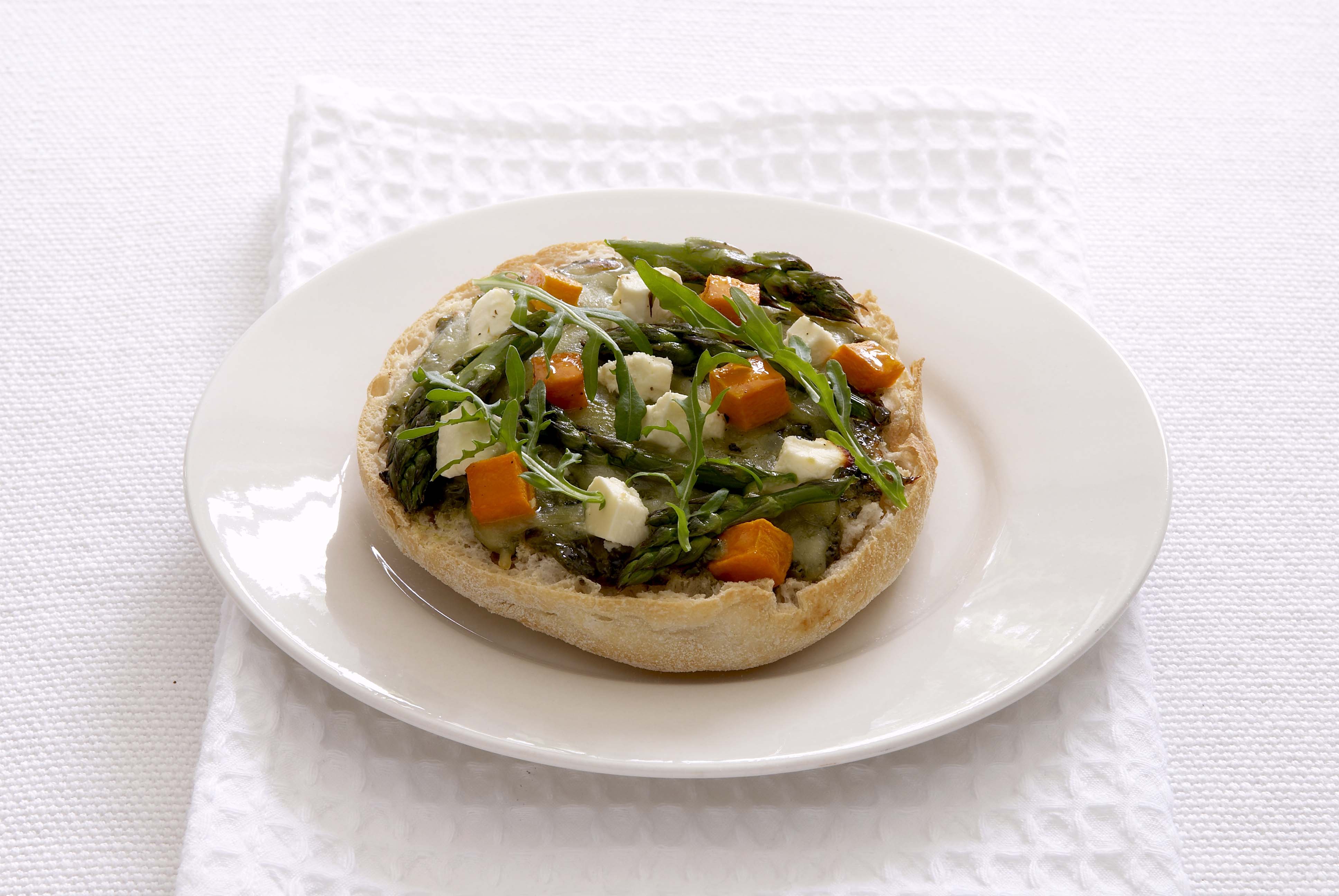 Butternut Squash, Arugula & Feta Pizza - Mann's Fresh Vegetables