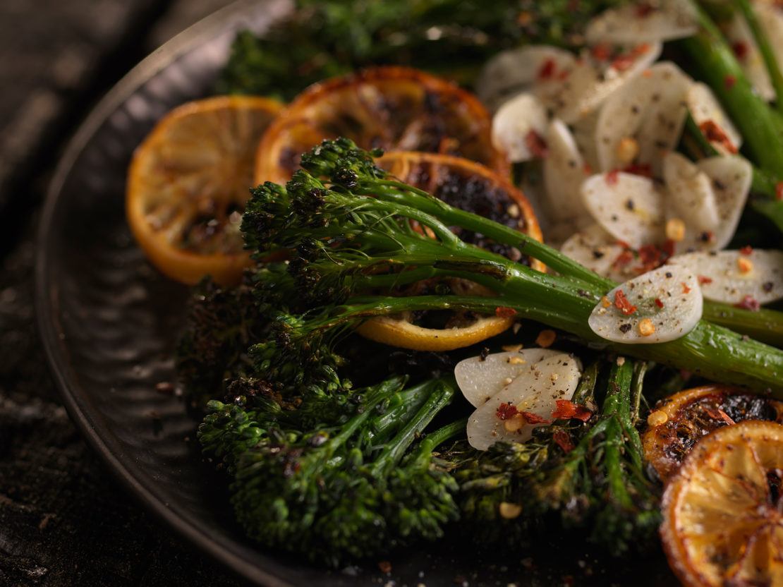 BROCCOLINI® baby broccoli with Lemon and Garlic Mann's Fresh Vegetables