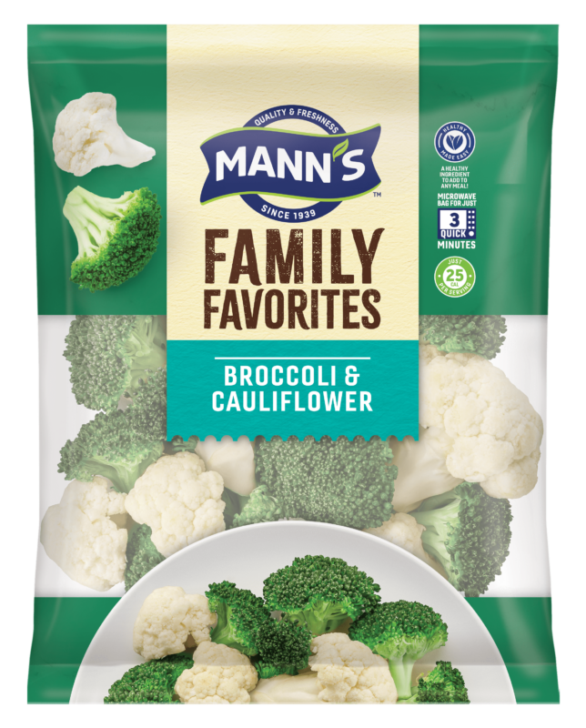 Broccoli & Cauliflower Mann's Fresh Vegetables