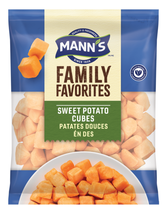 sweet potato cubes packaging