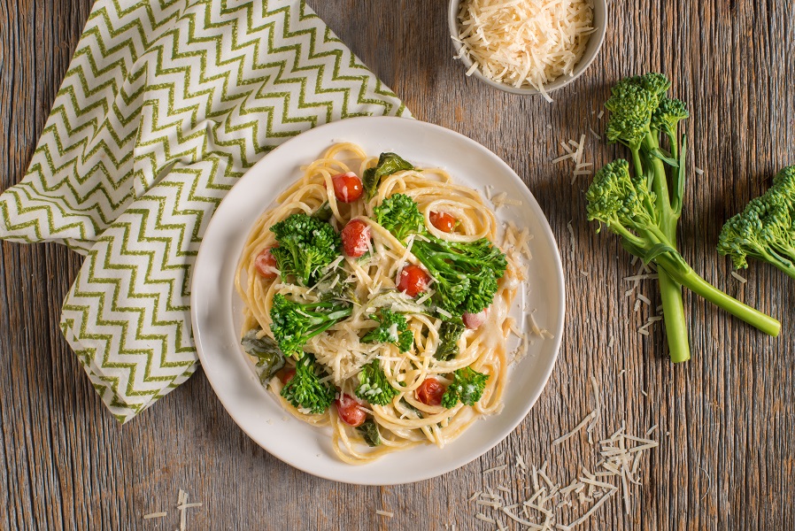 Linguine Pasta with BROCCOLINI® baby broccoli Mann's Fresh Vegetables