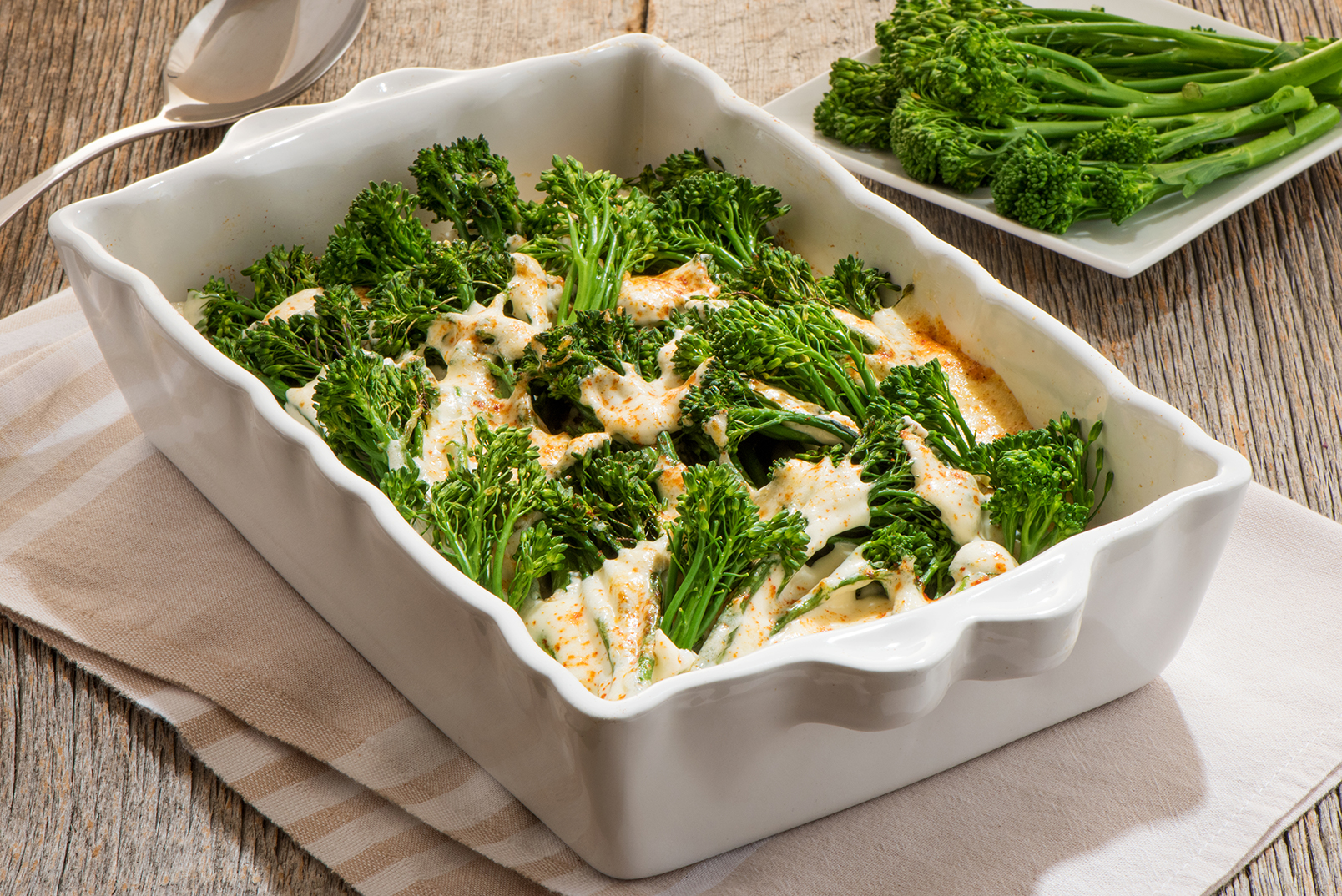 BROCCOLINI® baby broccoli Au-Gratin - Mann&amp;#39;s Fresh Vegetables