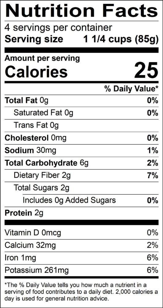 Mann's - Rainbow Salad - 12 ounce Label