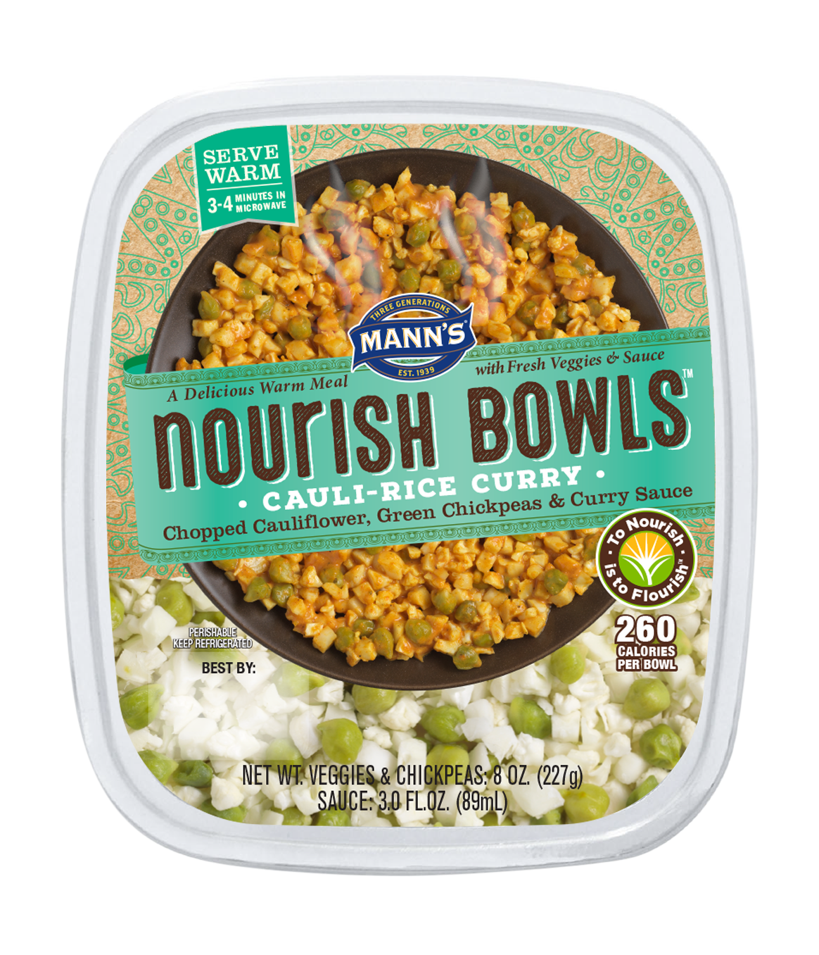 Cauli Rice Curry Nourish Bowls®  Mann's Fresh Vegetables