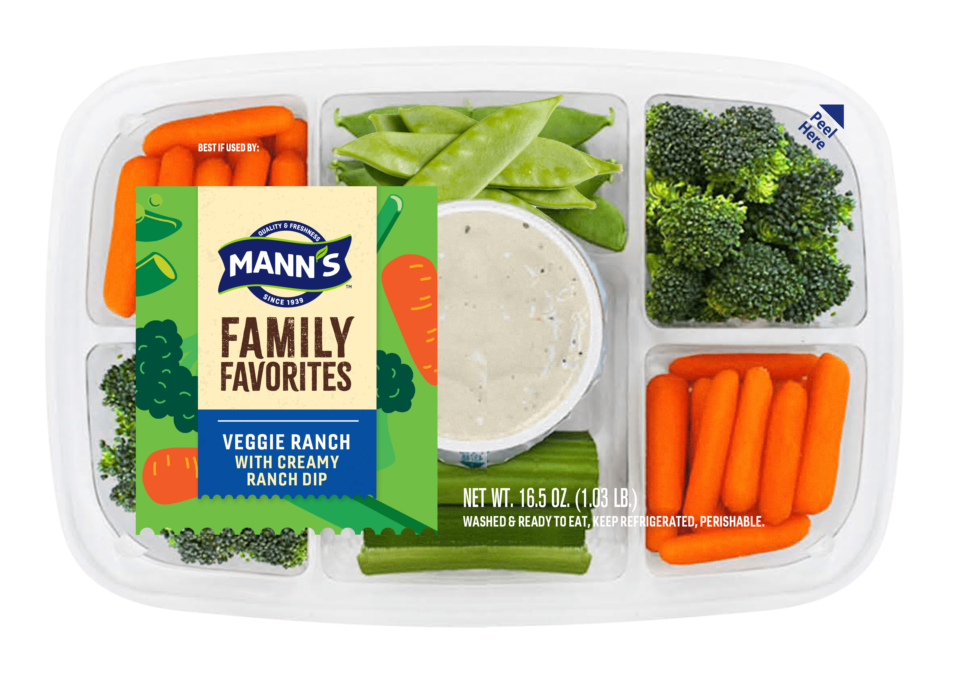 Veggie Ranch Tray Mann's Fresh Vegetables