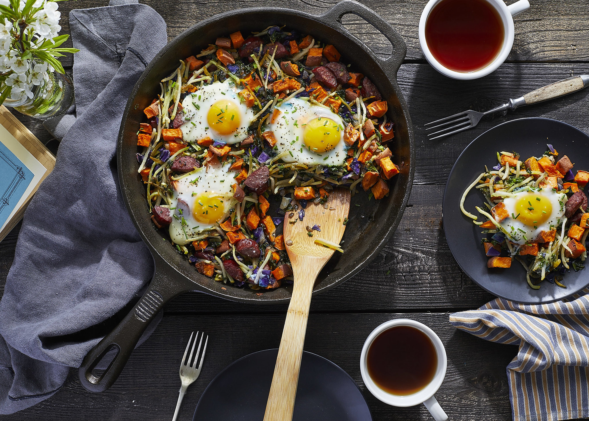 Kale Beet Breakfast Hash Bake Mann's Fresh Vegetables