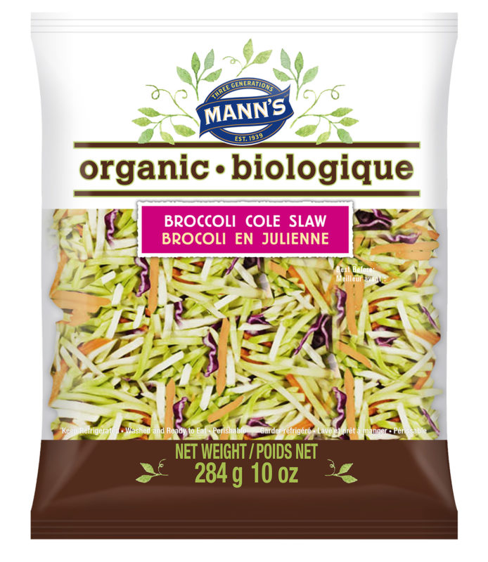 Organic Broccoli Cole Slaw Mann's