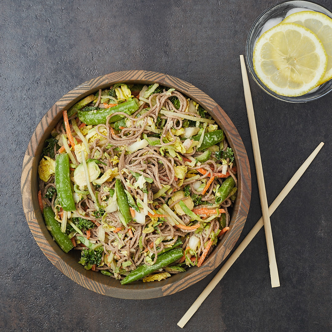 Power Blend Soba Noodle Salad  Mann's Fresh Vegetables