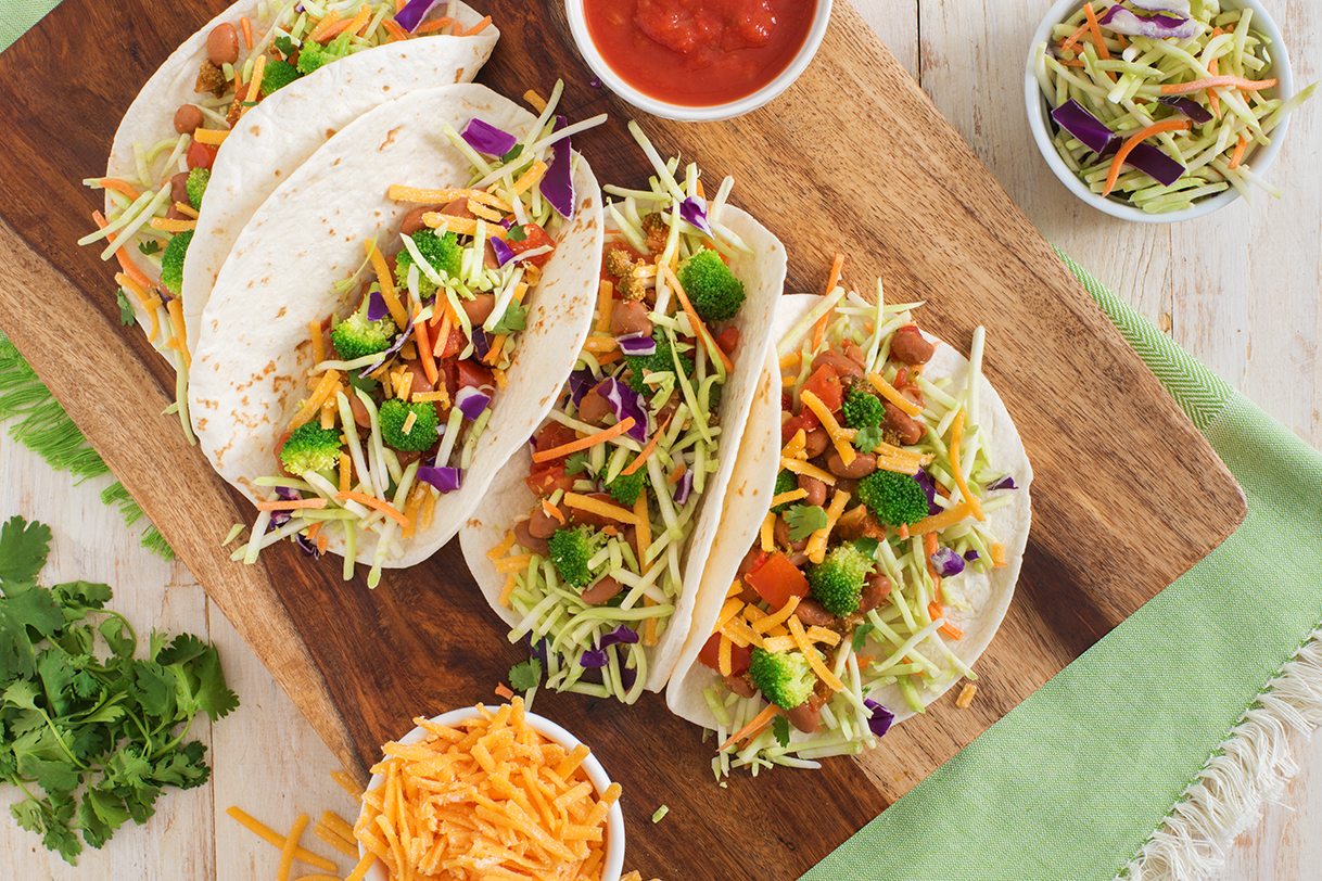 Mexican Slaw Wraps - Mann's Fresh Vegetables