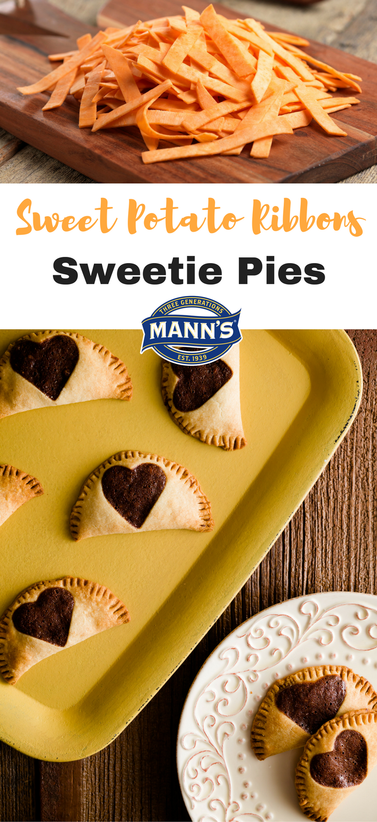 Sweet Potato Ribbons Sweetie Pies | Mann's Fresh Vegetables