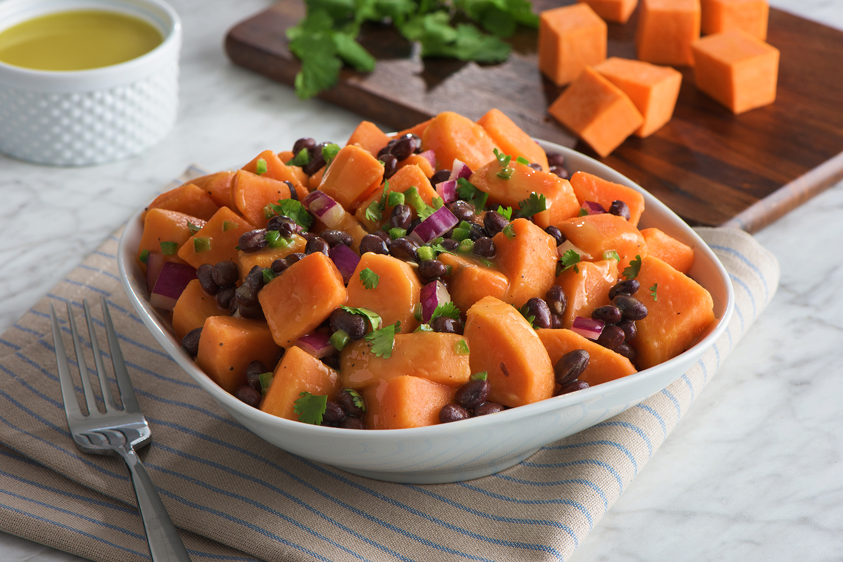 Sweet Potato and Black Bean Salad Mann's Fresh Vegetables