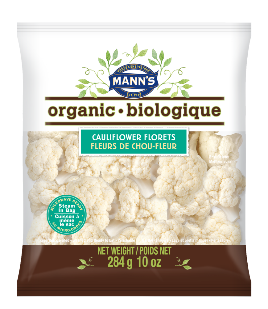 Organic Cauliflower Pizza Crust Mann's Fresh Vegetables