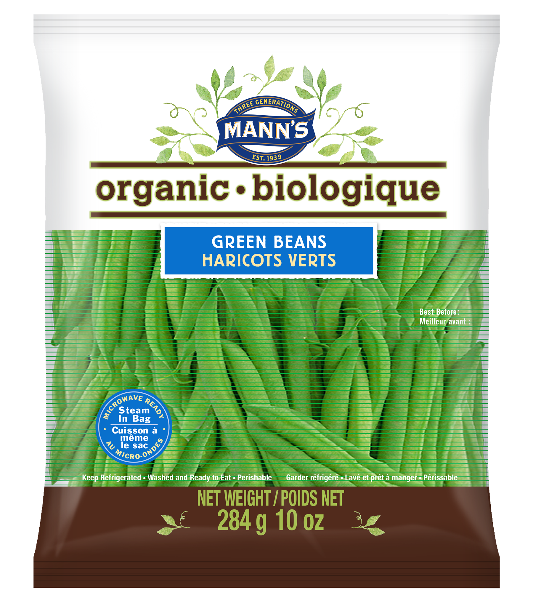 Organic Green Beans Mann's Fresh Vegetables