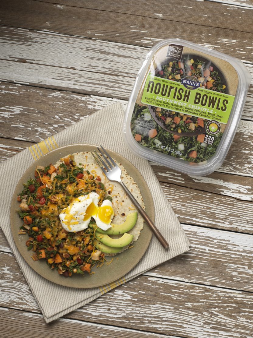 Southwest Chipotle with Poached Egg and Avocado Mann's Fresh Vegetables