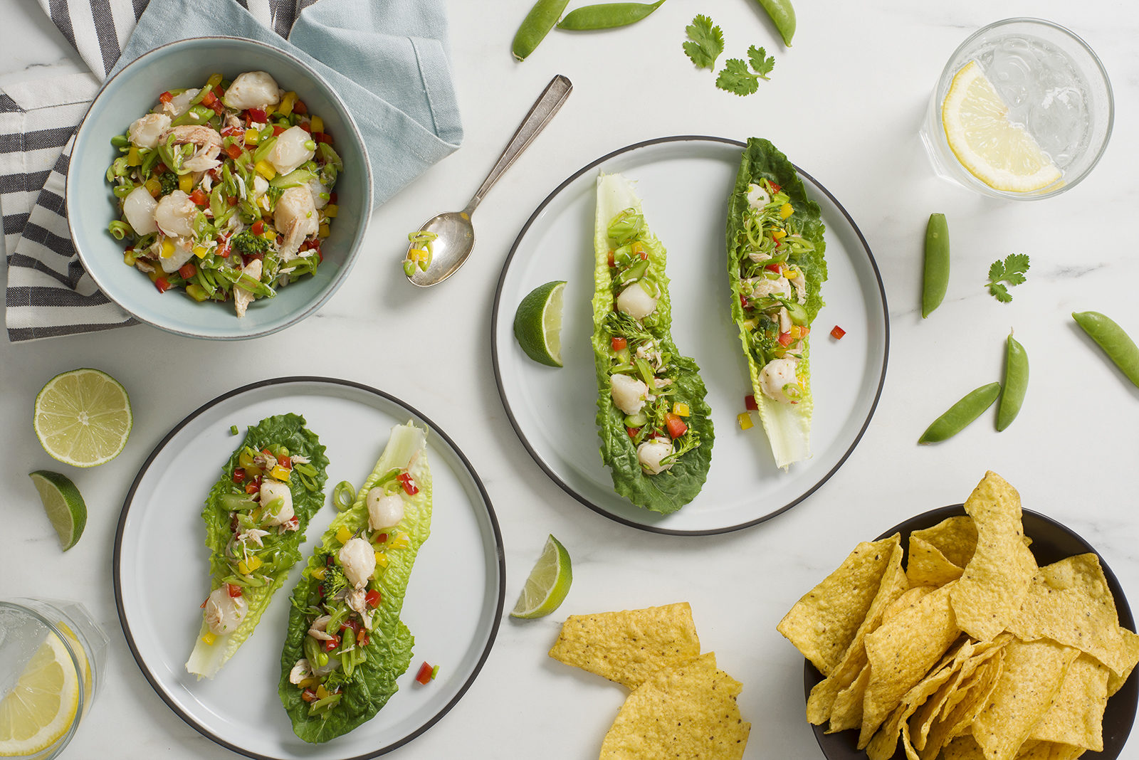 Mann’s Veggie Scallop and Dungeness Crab “Ceviche” - Mann's Fresh Vegetables