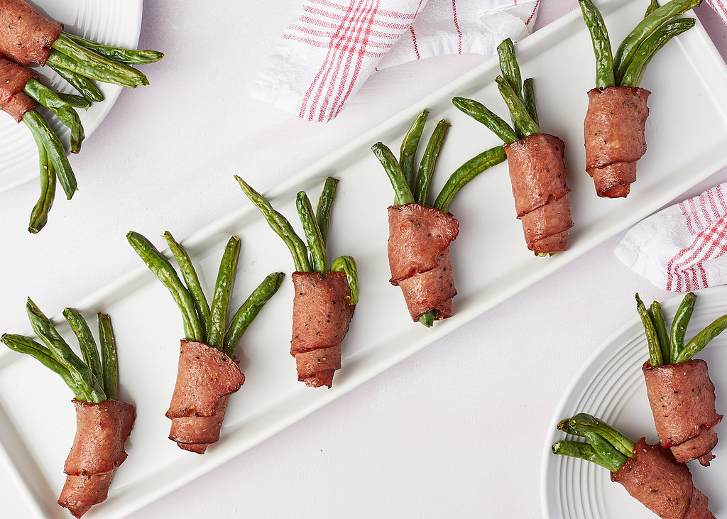 Turkey Bacon Wrapped Green Beans Mann's Fresh Vegetables