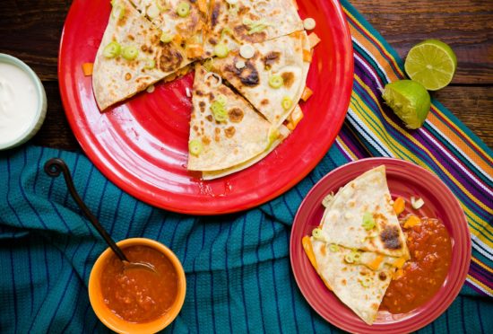 Sweet Potato Ribbons Monterey Jack Quesadilla | Mann's Fresh Vegetables