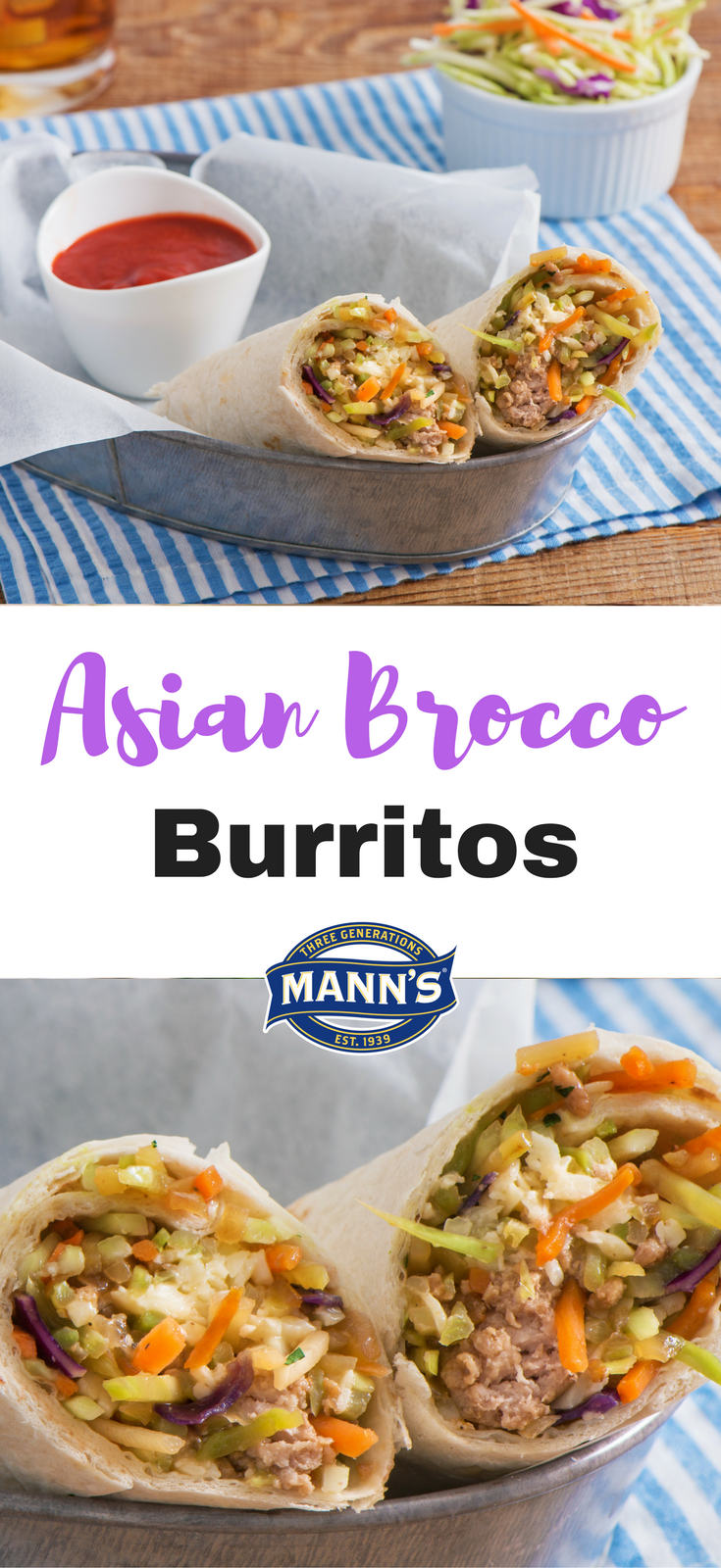 Asian Brocco Burritos | Mann's Fresh Vegetables