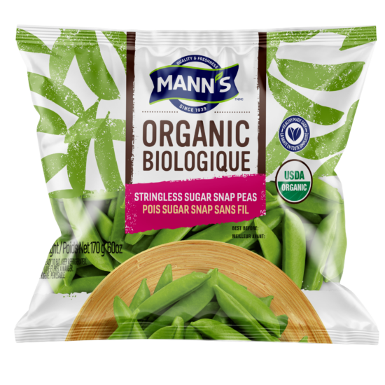 organic sugar snap peas