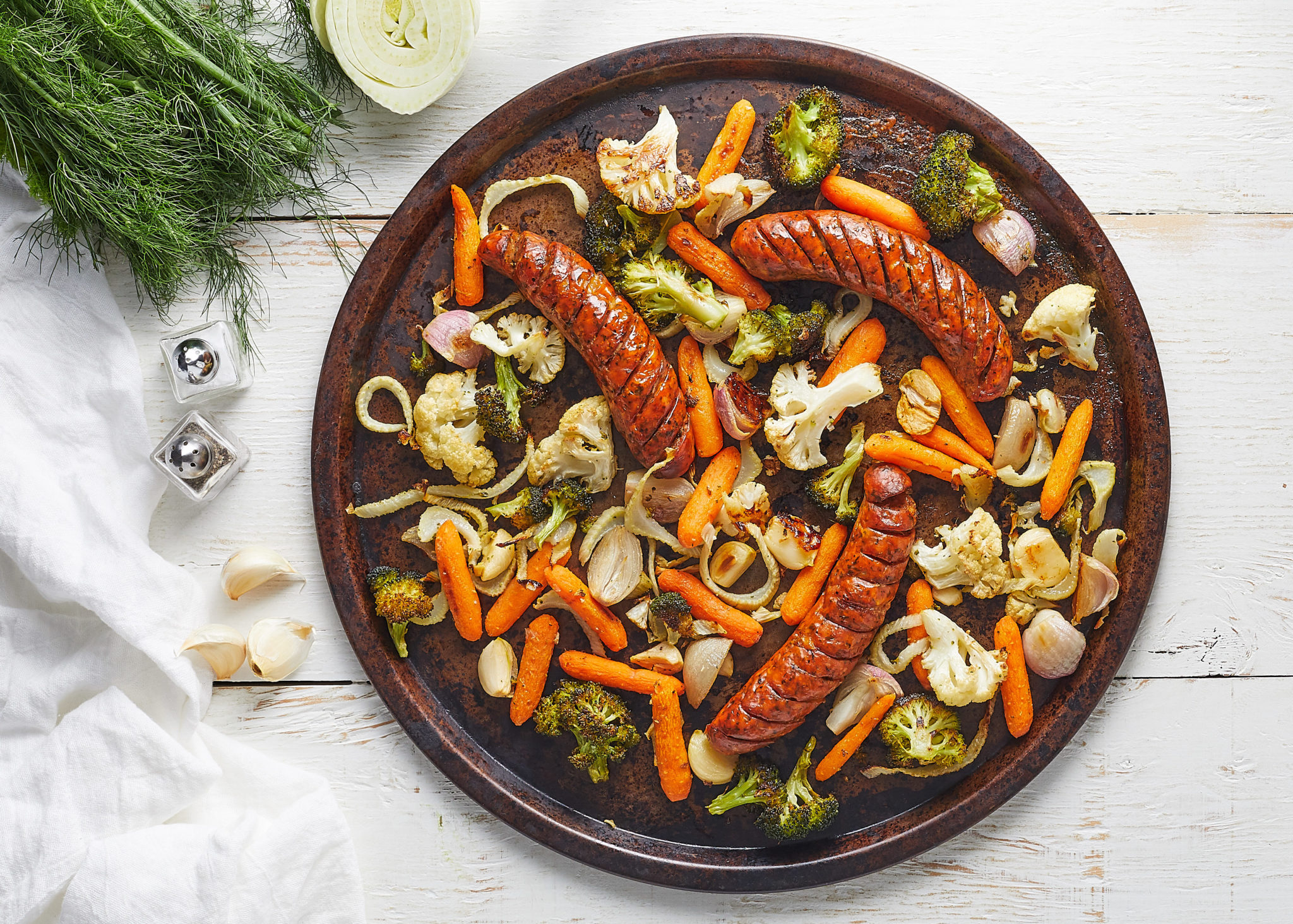 Smoked Sausage and Vegetable Medley Mann's Fresh Vegetables
