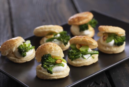 Broccolini Goat Cheese Tarts_10035