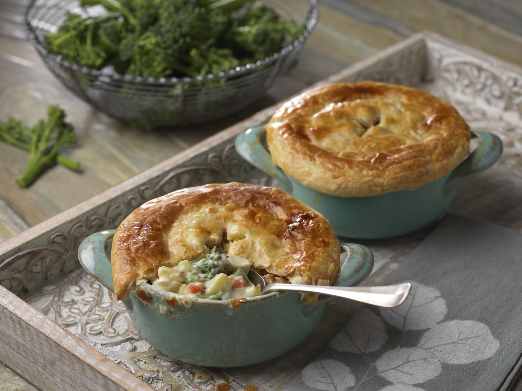 Chicken Pot Pie with BROCCOLINI® baby broccoli Mann's Fresh Vegetables