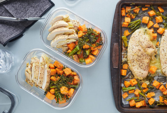 Stuffed Chicken Breast with Sweet Potato and Broccolini 2