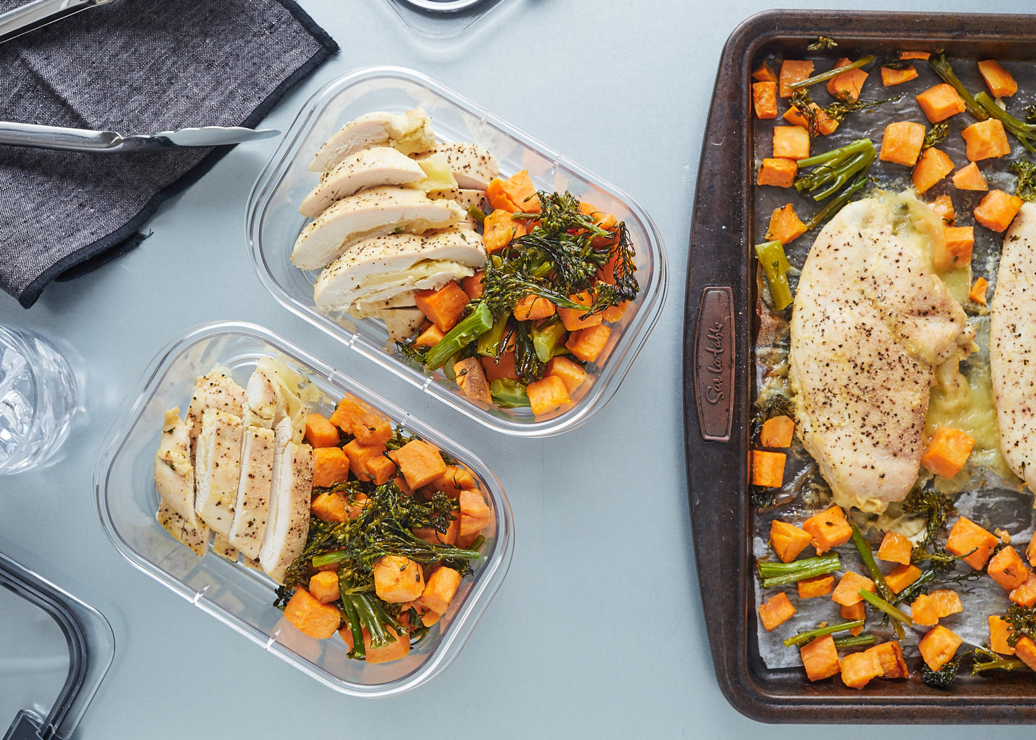 Stuffed Chicken Breasts with Sweet Potato & BROCCOLINI® baby broccoli Mann's Fresh Vegetables