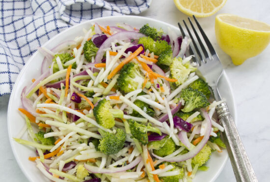 lemon rainbow salad