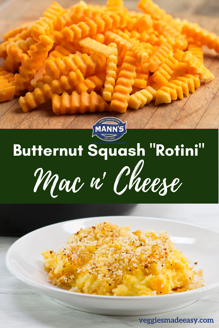 Buternut Squash Rotini Mac n Cheese Pinterest